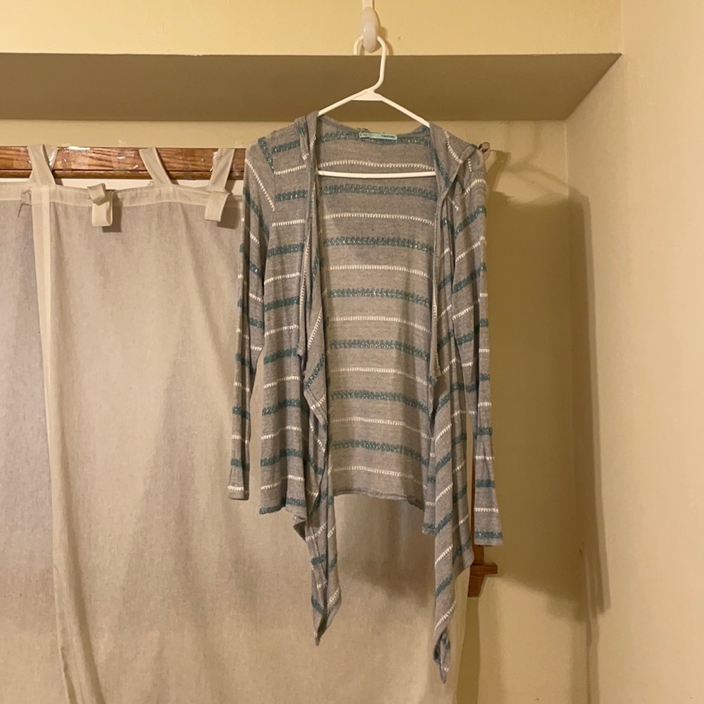 Maurice’s Striped Hooded Cardigan